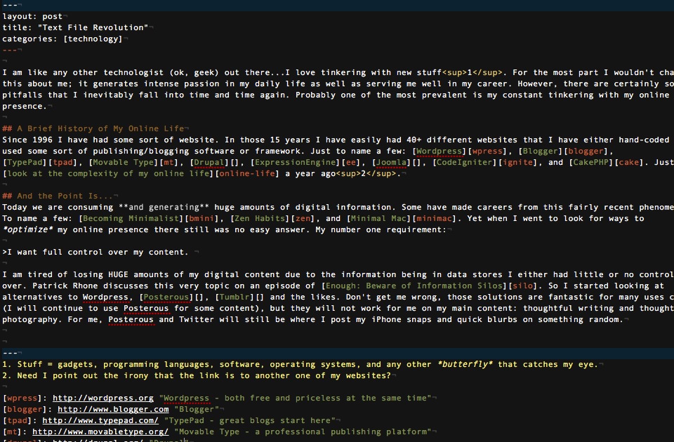 Text File Revolution