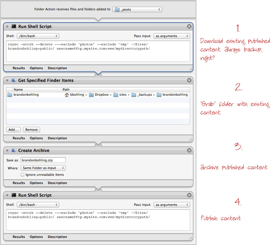Automator Workflow for Jekyll
