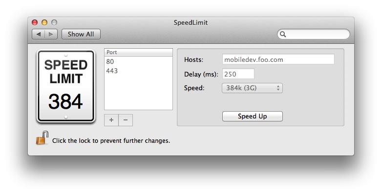 SpeedLimit screenshot